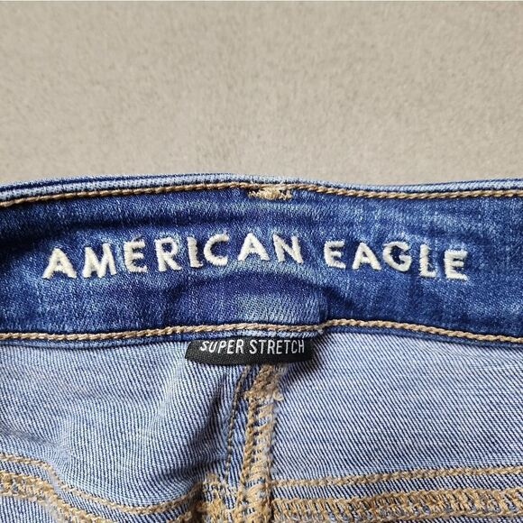 American Eagle Hi-Rise skinny jeans Size 2 regular Super Stretch - Picture 8 of 12